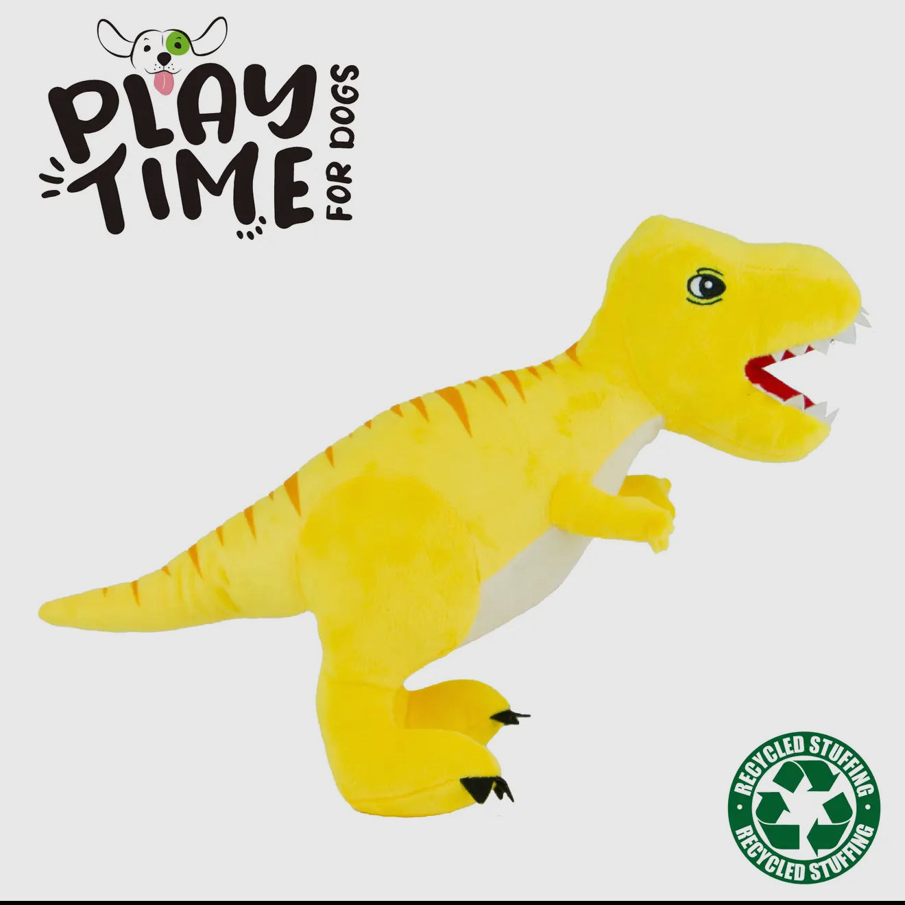Cuddle Roarsome Dino Plush Dog Toys – Soft Dinosaur Toys for Gentle Play