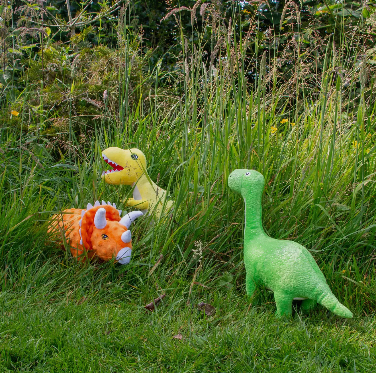 Cuddle Roarsome Dino Plush Dog Toys – Soft Dinosaur Toys for Gentle Play