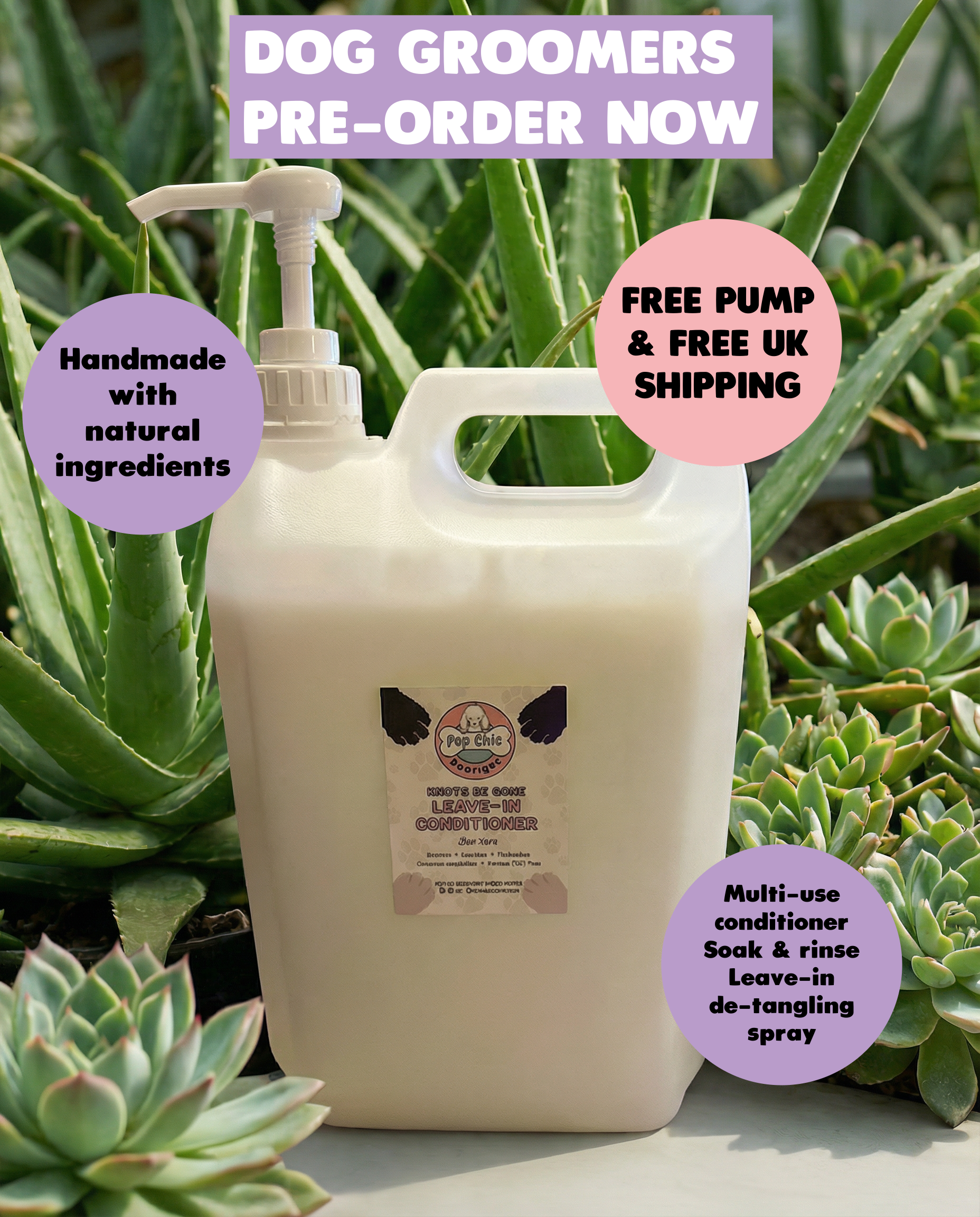 Knots Be Gone Leave-in Conditioner 5L groomer edition