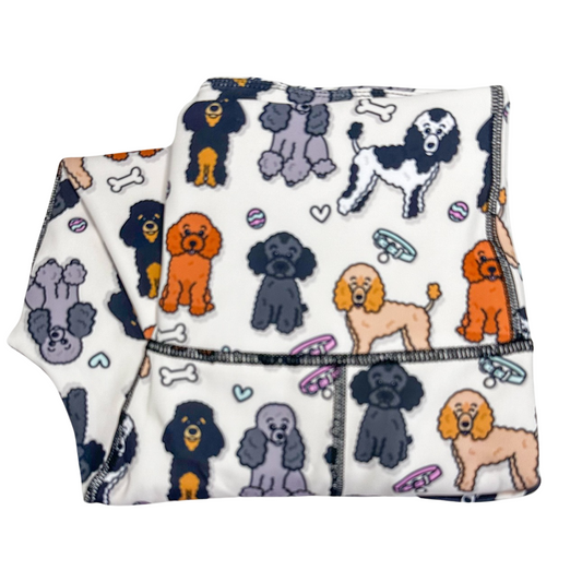 Oodles of Poodles matching leggings - poodle leggings