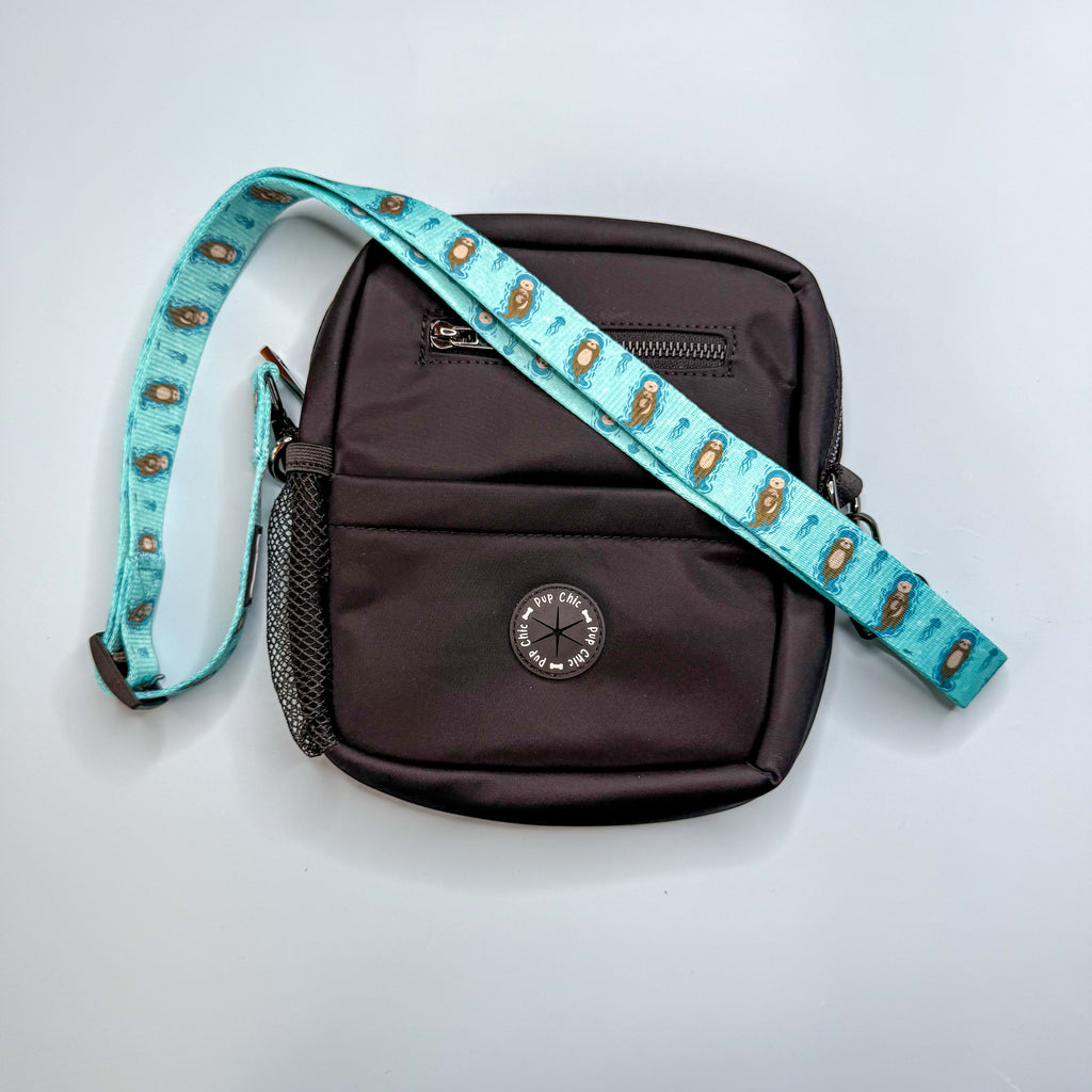 Otterly Lovely Dog Walking Bag - Bag and strap or strap only - 🦦💙