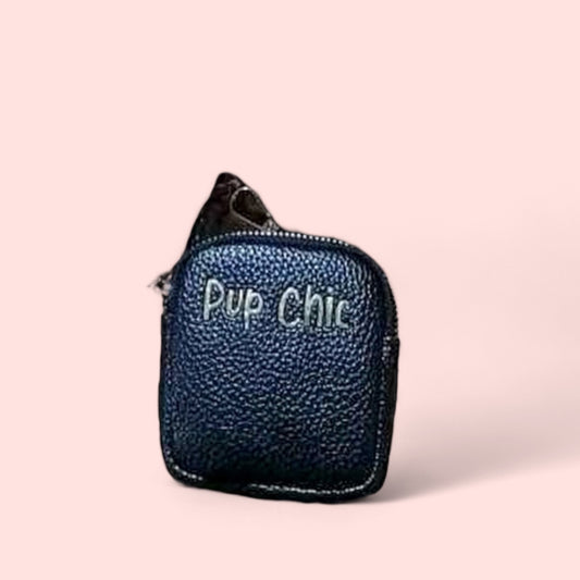 Out Out Treat Pouch - faux leather luxury dog treat bag