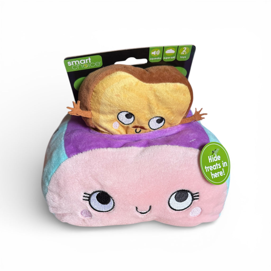 Smart Choice Treat-Hiding Toaster Dog Toy