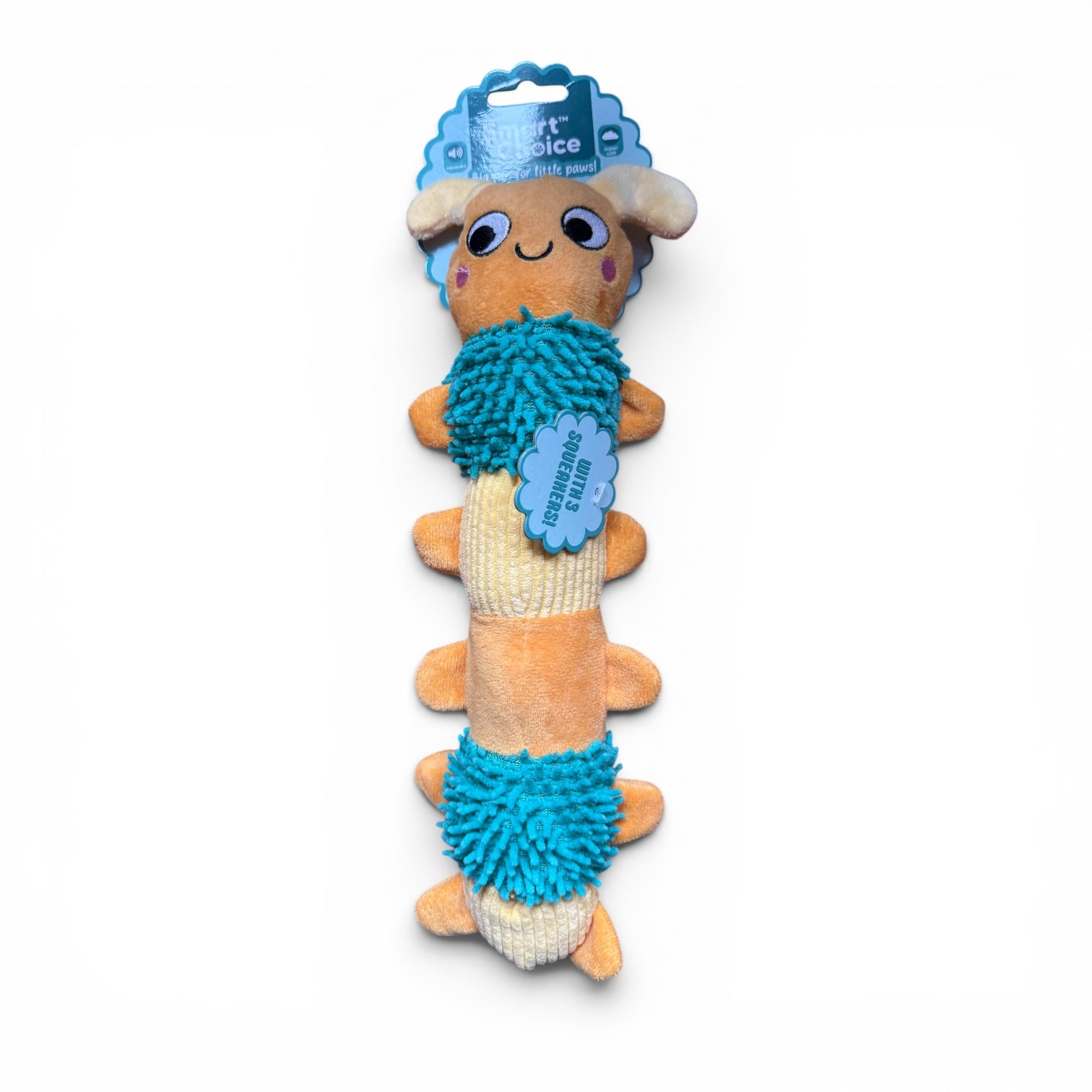 Smart Choice Caterpillar Plush Dog Toy