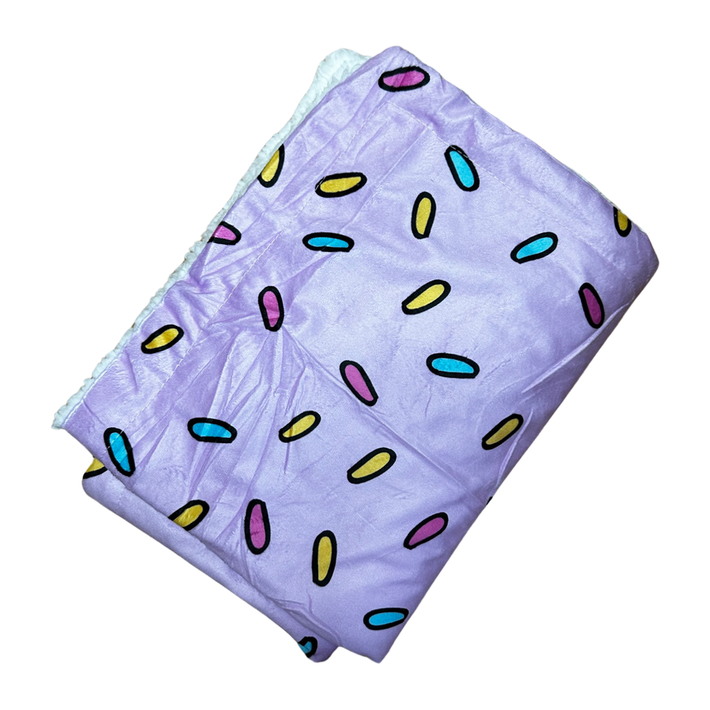 Pink Sprinkles For Days blanket - fleece dog blanket - Pup Chic Boutique