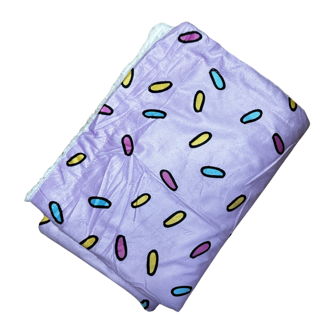 Pink Sprinkles For Days blanket - fleece dog blanket - Pup Chic Boutique