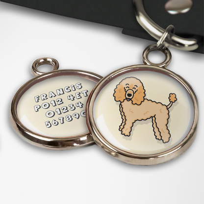 Oodles of Poodles Apricot Dog Tag - Pup Chic Boutique