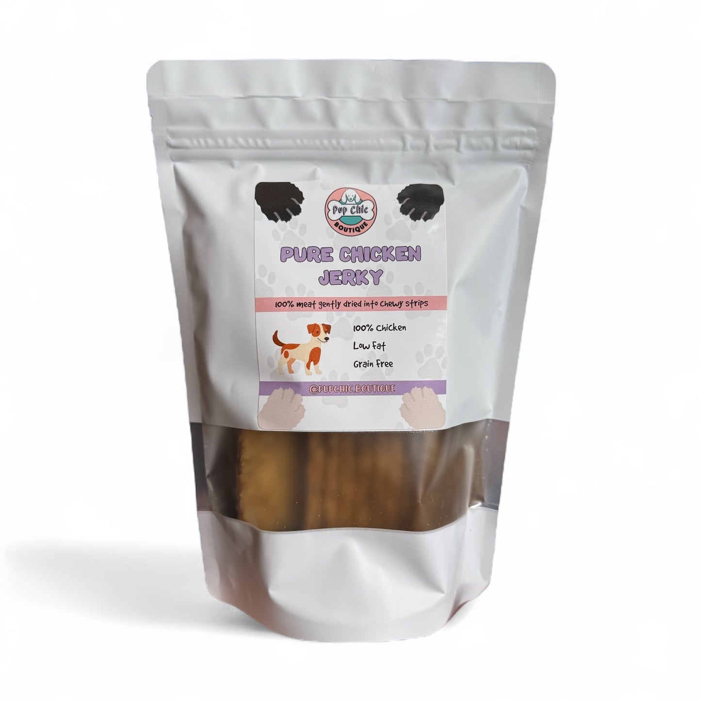 Pure Chicken Jerky – High Protein, Low Fat Treat for Dogs & Cats