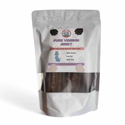 Pure Venison Jerky – Premium High Protein Treat for Dogs & Cats