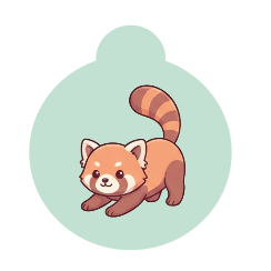Panda Paradise Dog ID Tag