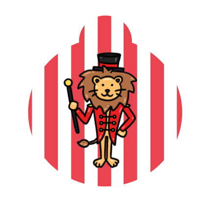 Circus Chic Dog ID Tag
