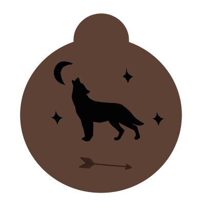 Wanderlust Dog ID Tag