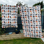 Oodles of Poodles large blanket - fleece dog blanket