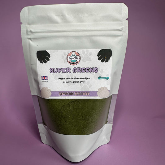 Super Greens Supplement - all-round health support immune system boost for dogs - Pup Chic Boutique