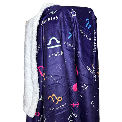 Zodiac Zoomies blanket - fleece dog blanket - Pup Chic Boutique