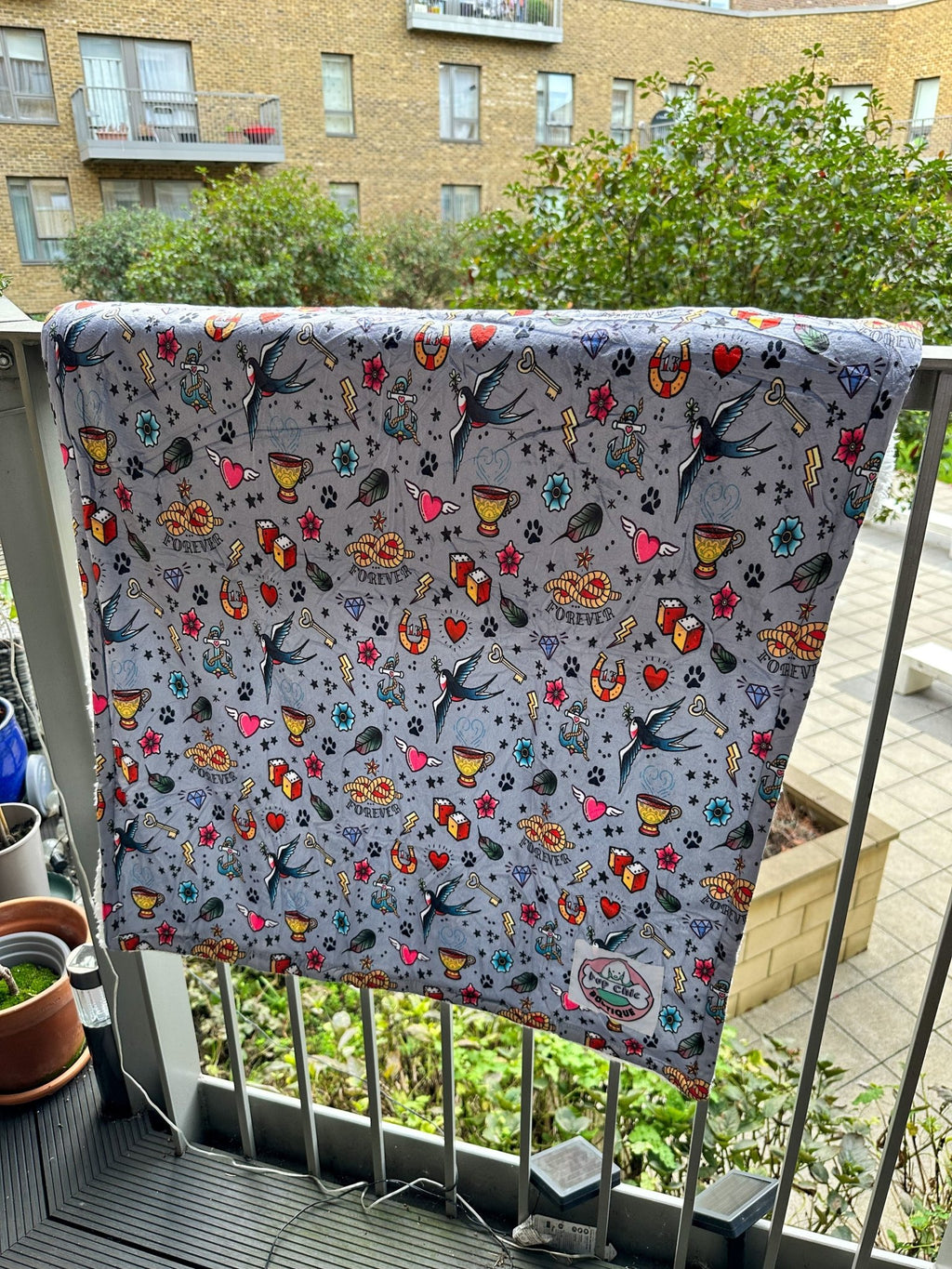 Artful Dogster blanket - Pup Chic Boutique