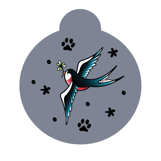 Artful Dogster Dog ID Tag - Pup Chic Boutique