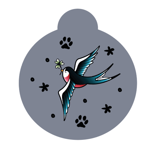 Artful Dogster Dog ID Tag - Pup Chic Boutique