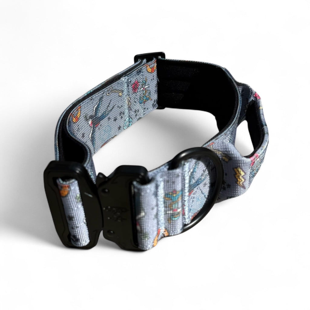 Artful Dogster Tactical Dog Collar with Handle - Pup Chic Boutique