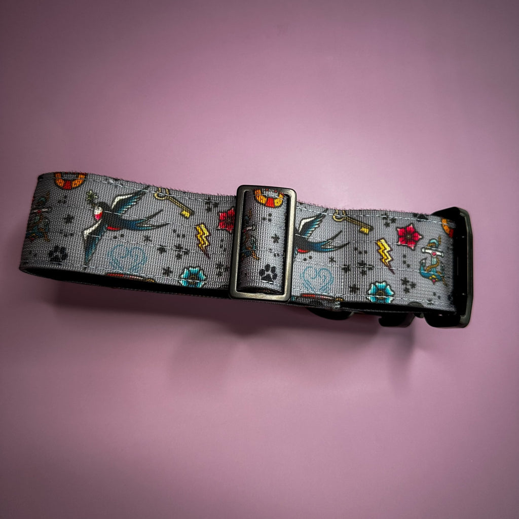 Artful Dogster Tactical Dog Collar with Handle - Pup Chic Boutique