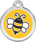 Bumblebee Dog ID Tag – Personalised Engraved Tag for Pets 🐝 - Pup Chic Boutique