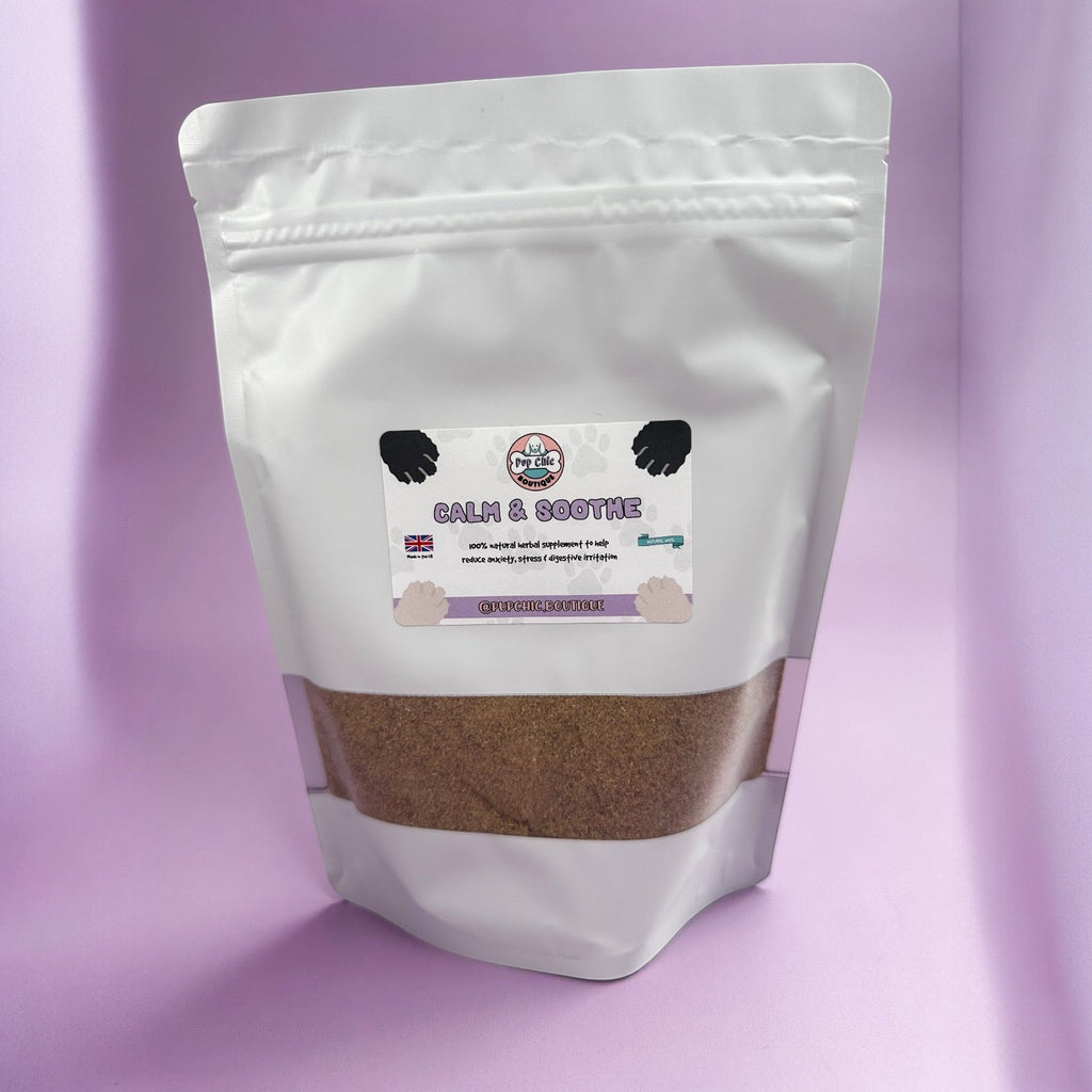 Calm & Soothe Dog Supplement – Natural Support for Relaxation - Pup Chic Boutique