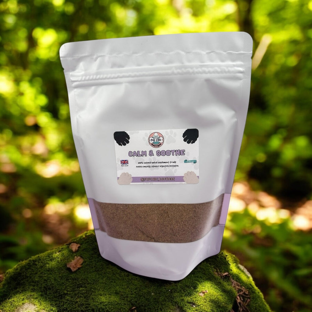 Calm & Soothe Dog Supplement – Natural Support for Relaxation - Pup Chic Boutique