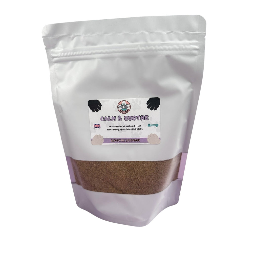 Calm & Soothe Dog Supplement – Natural Support for Relaxation - Pup Chic Boutique