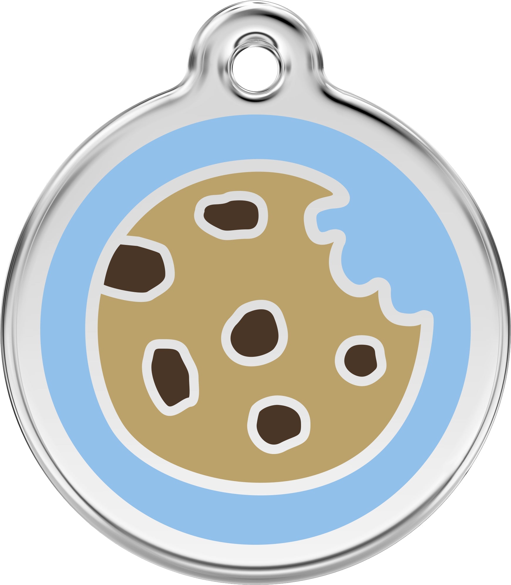 Cookie Dog ID Tag – Personalised Engraved Tag for Pets 🍪 - Pup Chic Boutique