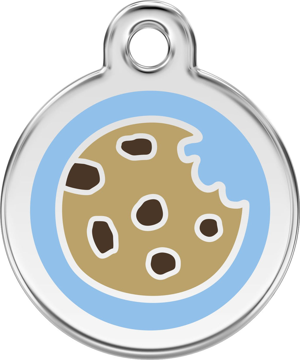 Cookie Dog ID Tag – Personalised Engraved Tag for Pets 🍪 - Pup Chic Boutique