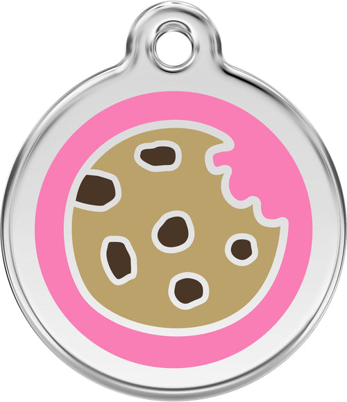 Cookie Dog ID Tag – Personalised Engraved Tag for Pets 🍪 - Pup Chic Boutique