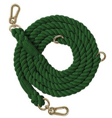 Dark Green Multi-Use 7ft Rope Dog Lead – Bold, Durable & Versatile - Pup Chic Boutique