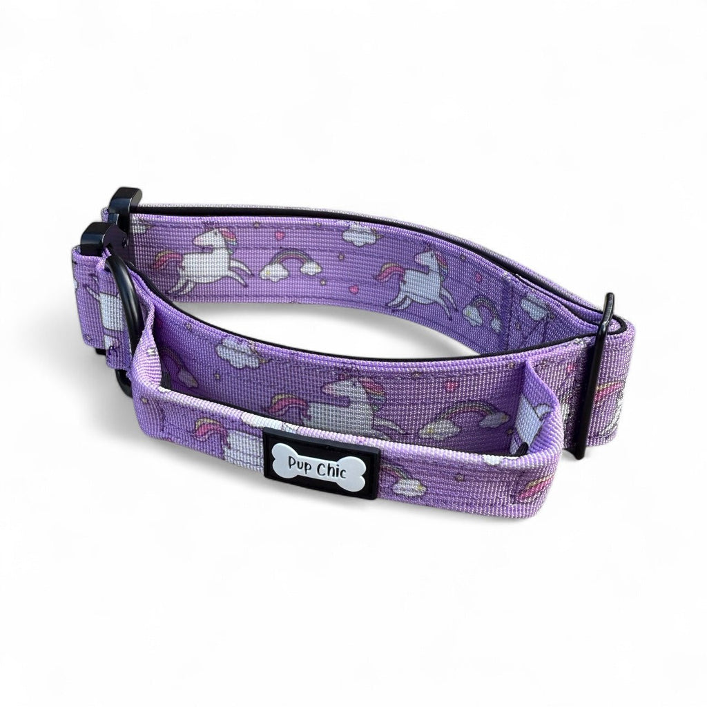 Daydreams and Unicorns Tactical Dog Collar - Pup Chic Boutique