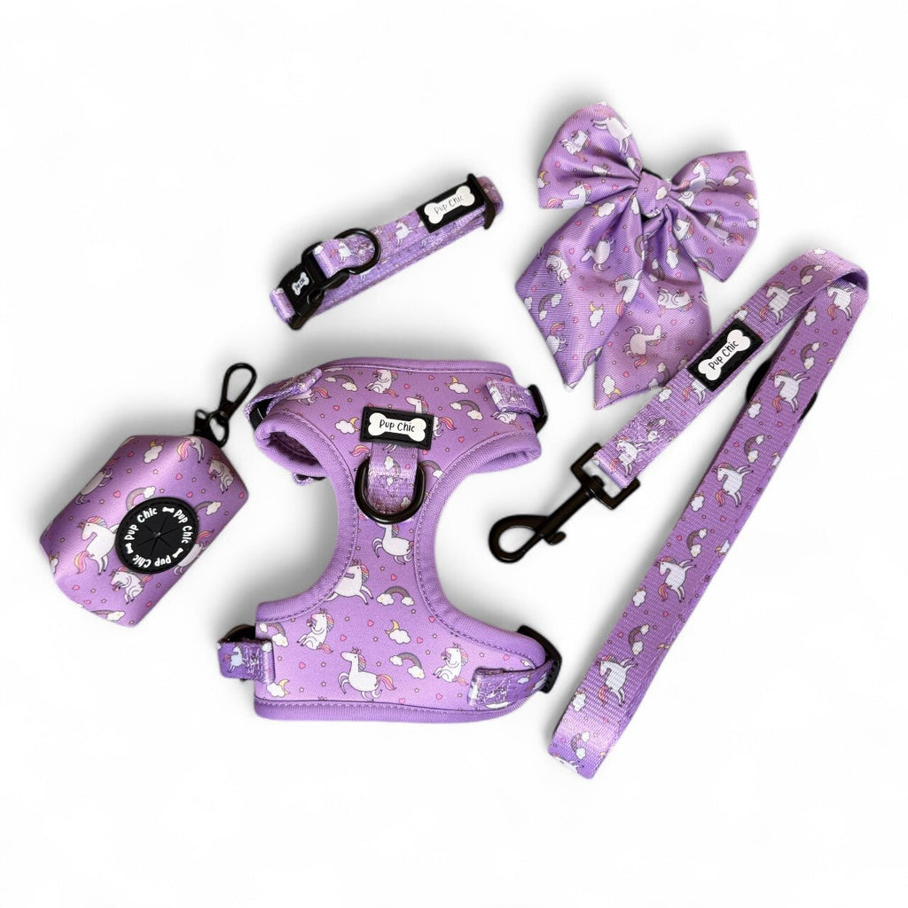 Daydreams & Unicorns XXS Step - In Adjustable Harness – Magical Comfort for Tiny Pups & Puppies - Pup Chic Boutique