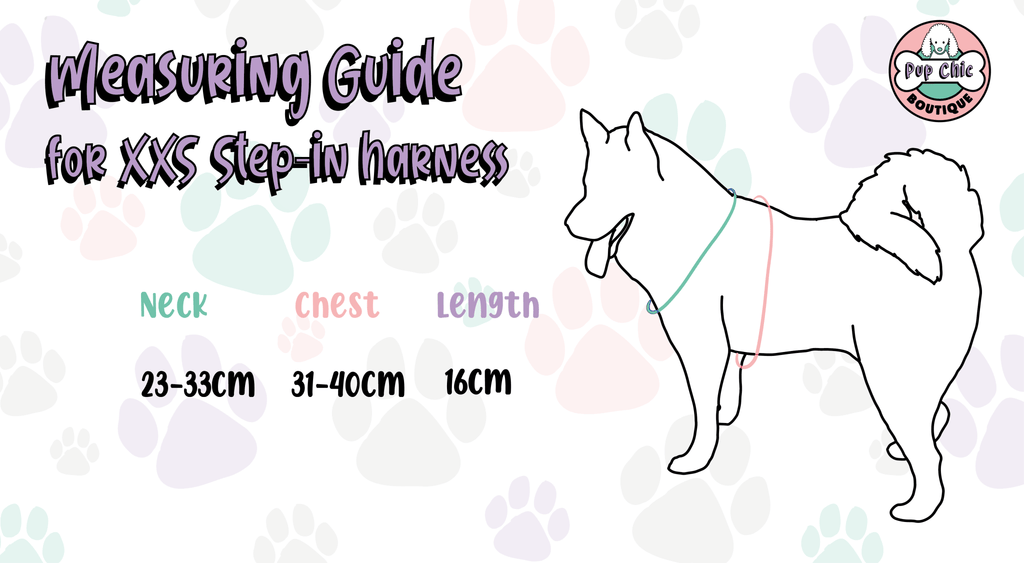 Daydreams & Unicorns XXS Step - In Adjustable Harness – Magical Comfort for Tiny Pups & Puppies - Pup Chic Boutique