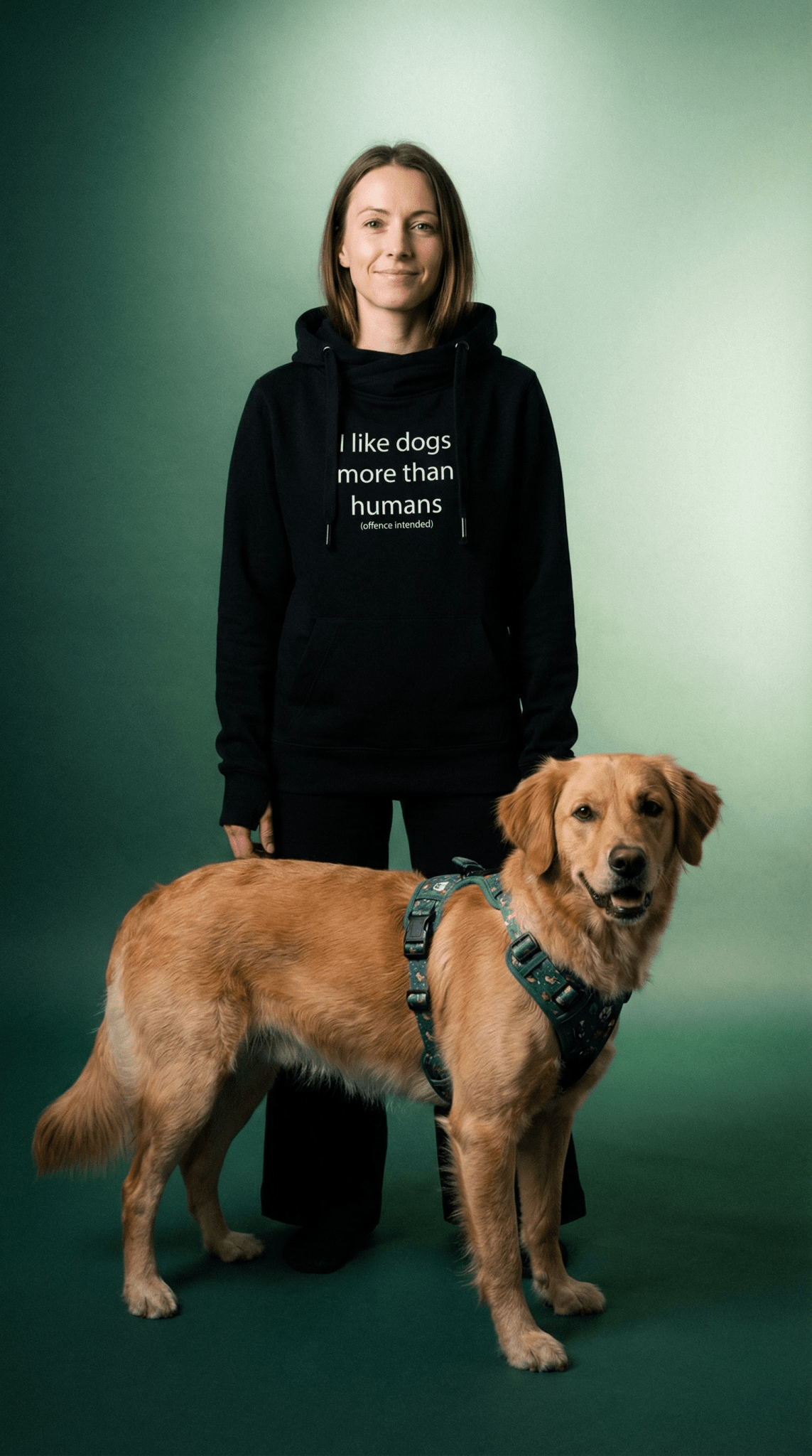 Dogs more than humans (offence intended) Cross Neck Hoodie - Pup Chic Boutique