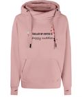Fuelled by Coffee & Doggy Cuddles Cross - Neck Hoodie – Cosy Dog Mum Hoodie - Pup Chic Boutique