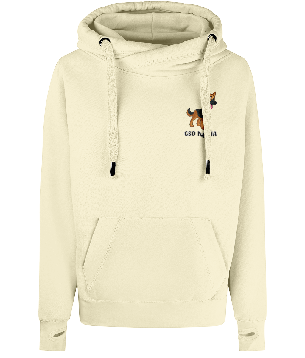 GSD Mama Cross Neck Hoodie - Pup Chic Boutique