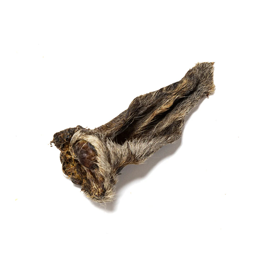 Deworminator dog treats - hairy cow, lamb and rabbit ears