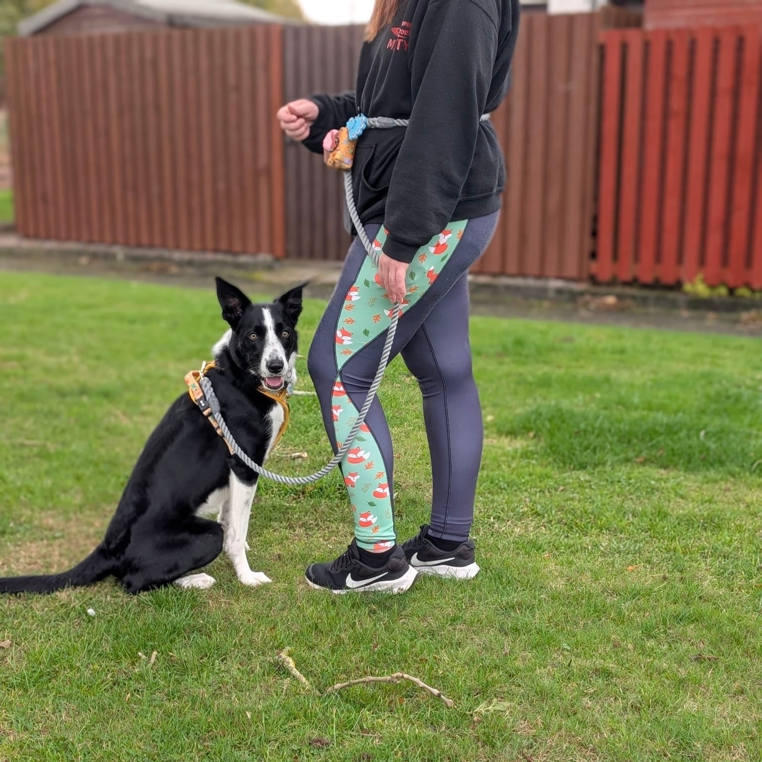 Inquisitive Fox matching leggings - Pup Chic Boutique