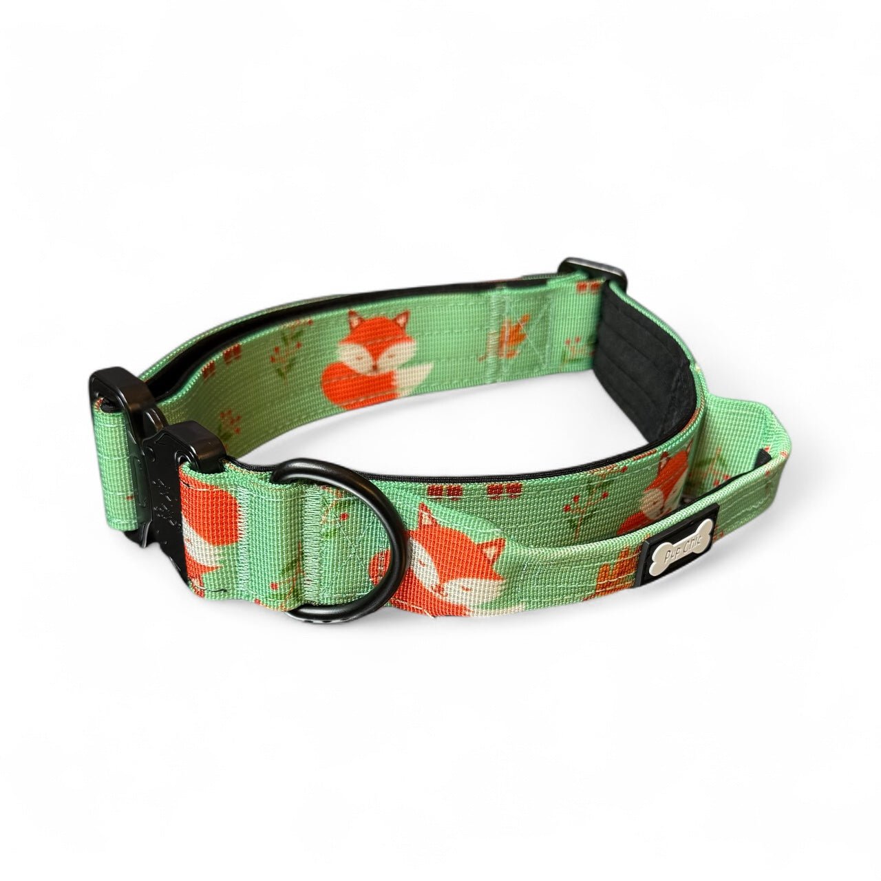 Inquisitive Fox Tactical Dog Collar - Pup Chic Boutique