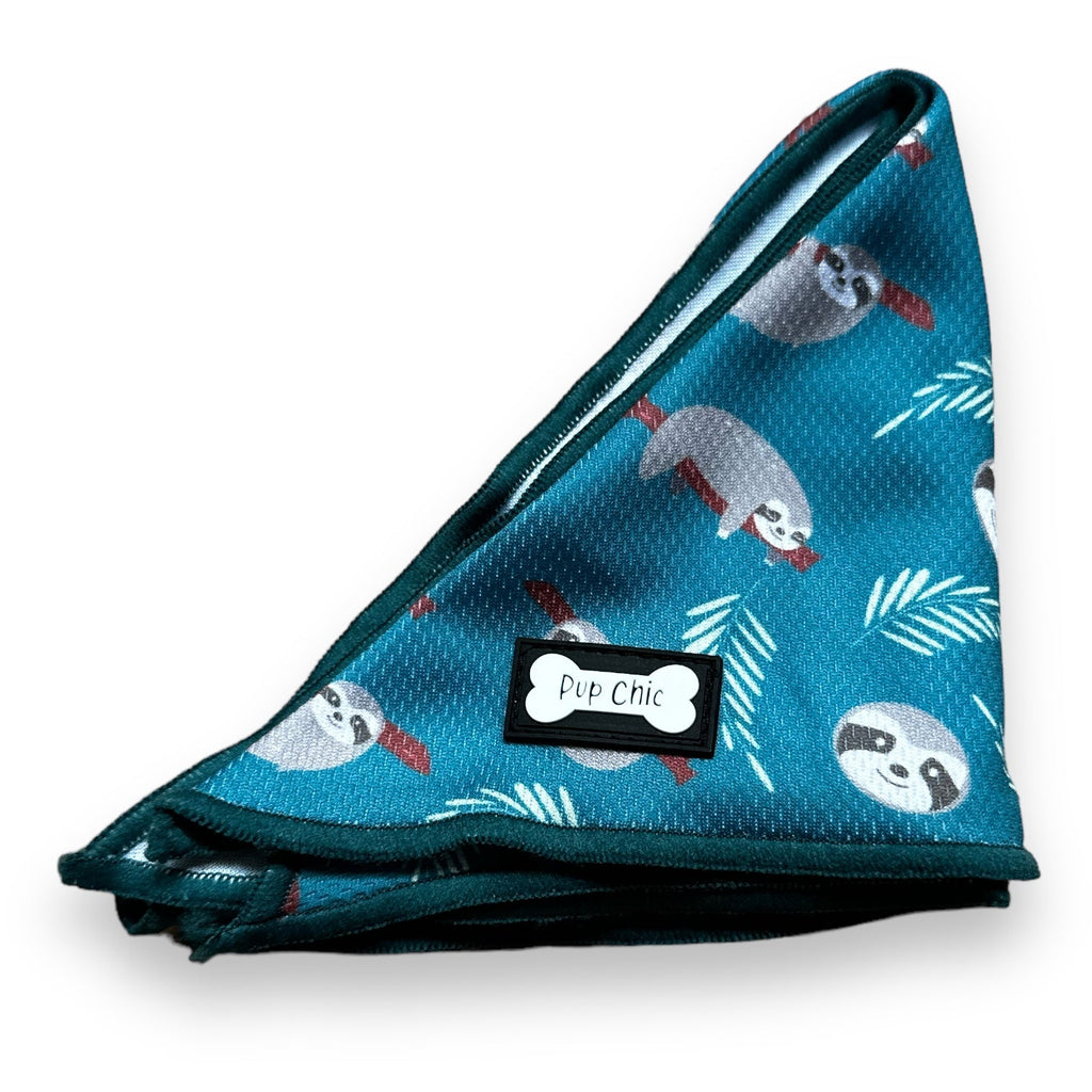 Lazy Sloth Cooling Bandana - Pup Chic Boutique