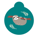 Lazy Sloth Dog ID Tag - Pup Chic Boutique