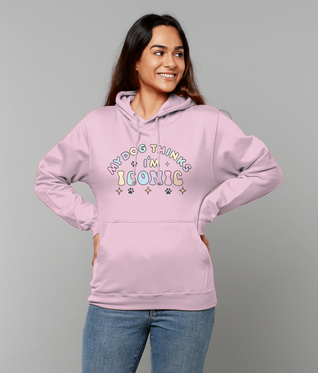 My Dog Thinks I'm Iconic Hoodie - Pup Chic Boutique