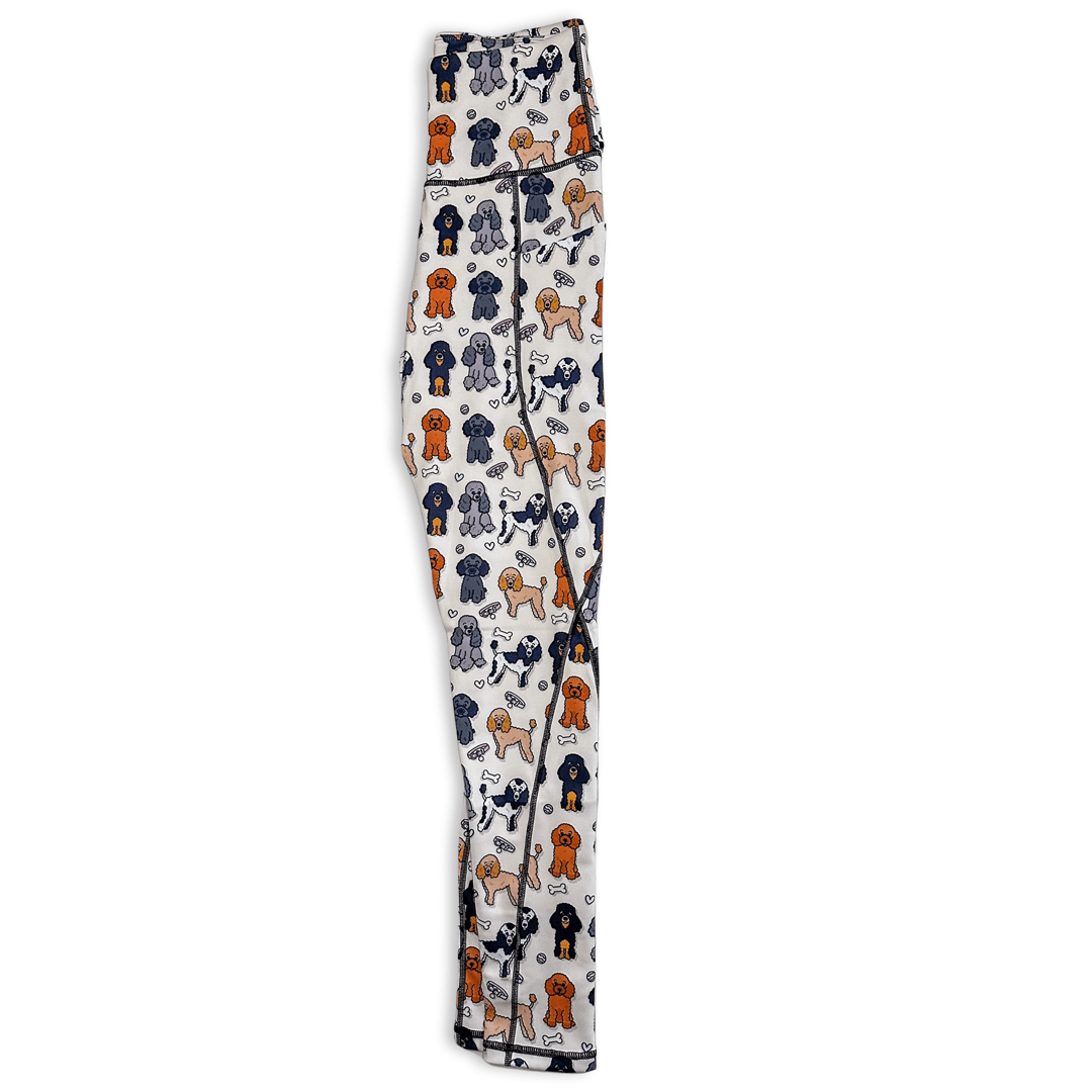 Oodles of Poodles matching leggings - poodle leggings - Pup Chic Boutique