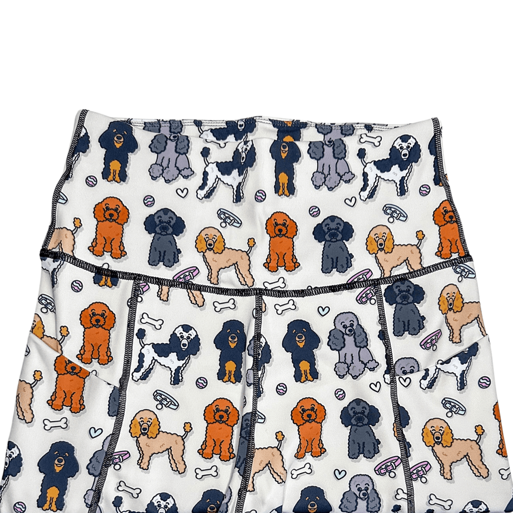 Oodles of Poodles matching leggings - poodle leggings - Pup Chic Boutique