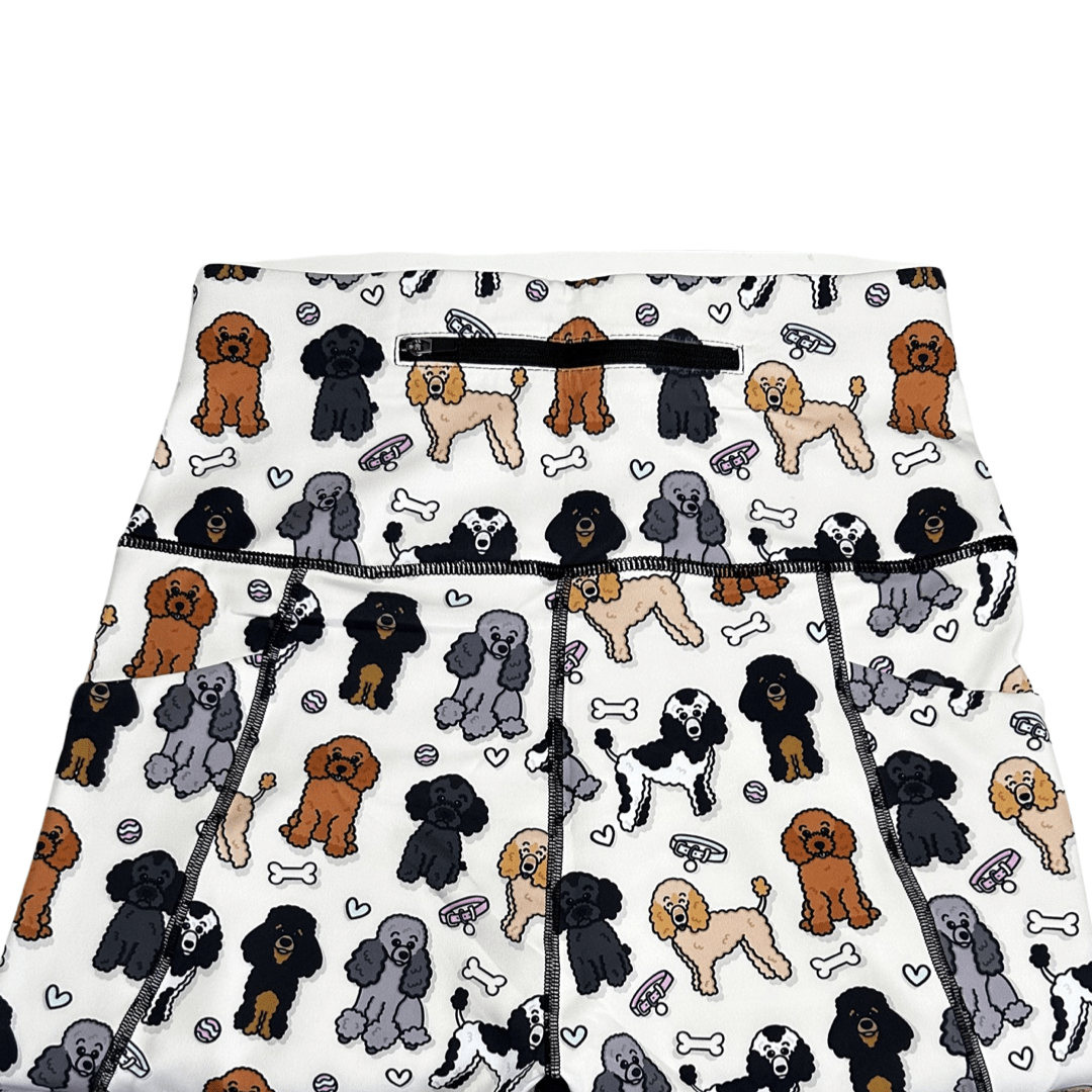 Oodles of Poodles matching leggings - poodle leggings - Pup Chic Boutique