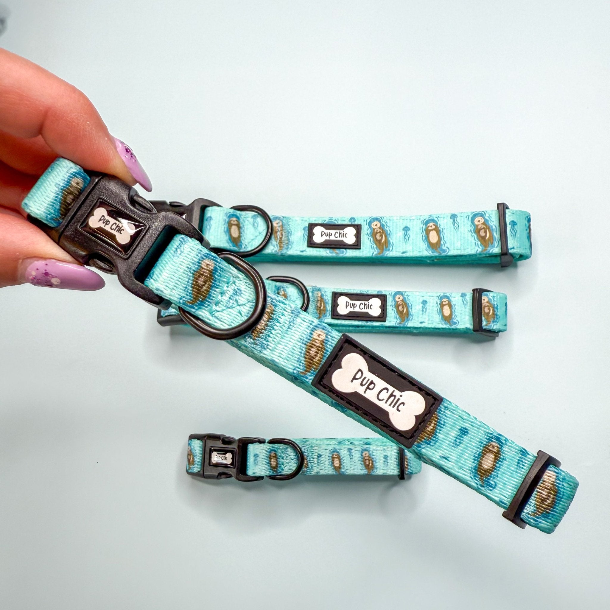 Otterly Lovely Dog Collar - Pup Chic Boutique