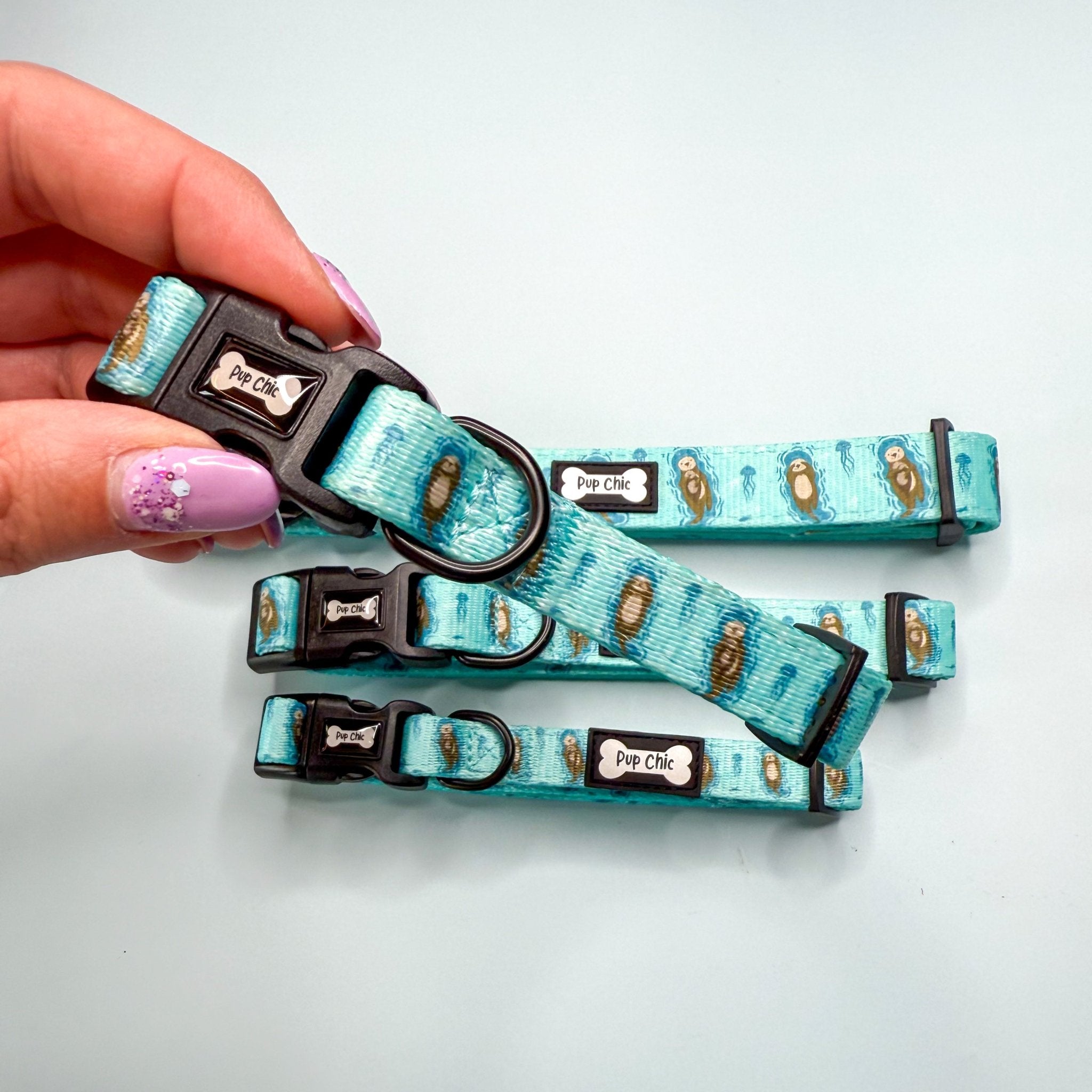 Otterly Lovely Dog Collar - Pup Chic Boutique