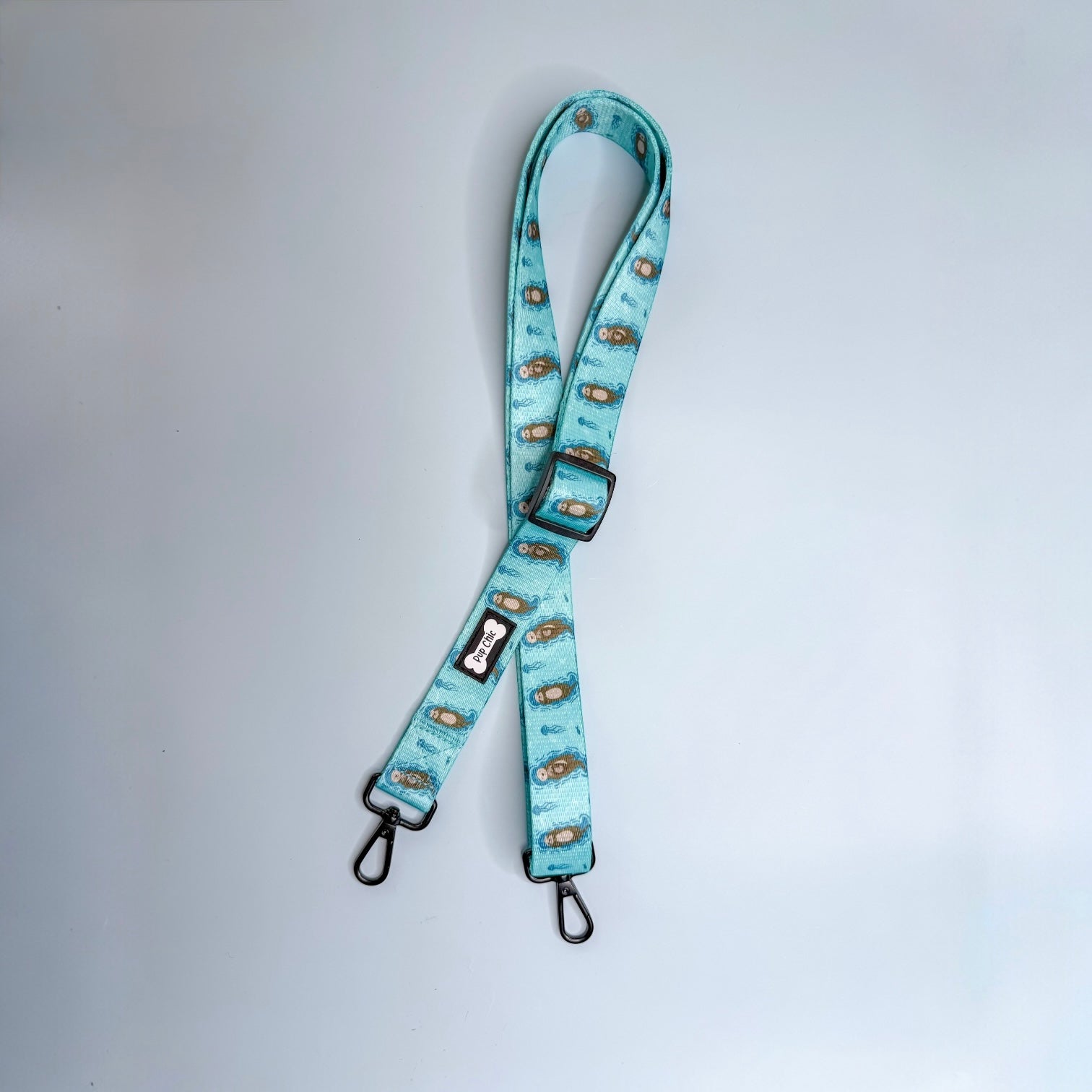 Otterly Lovely Dog Walking Bag - Bag and strap or strap only - 🦦💙 - Pup Chic Boutique